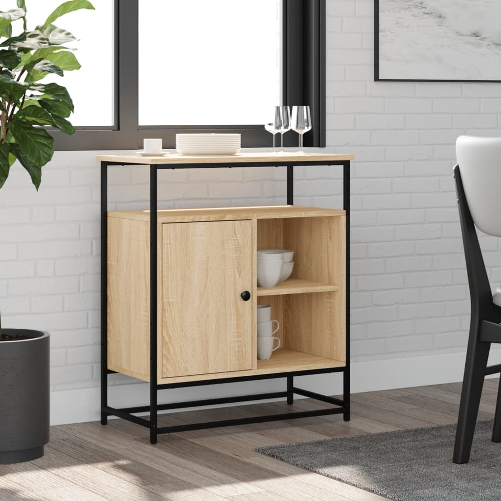 vidaXL Komoda Sonoma Oak 69x35x80 cm Drewno konstrukcyjne