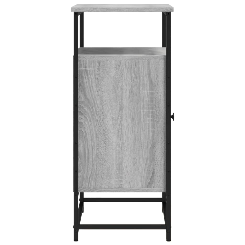 vidaXL Komoda, szary dąb sonoma, 69x35x80 cm, materiał drewnopochodny