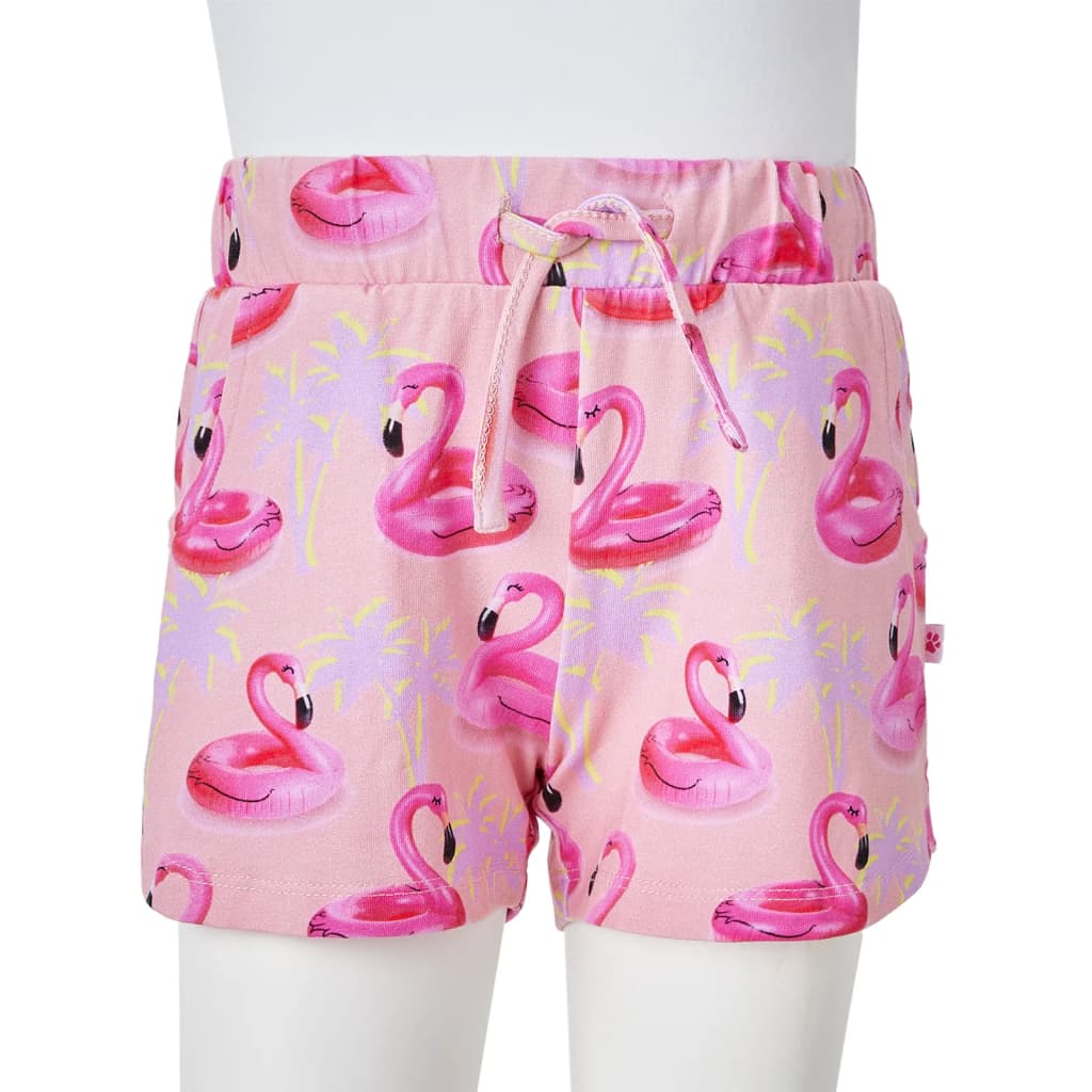 Szorty dziecięce ze sznurkiem, jasny róż, 116