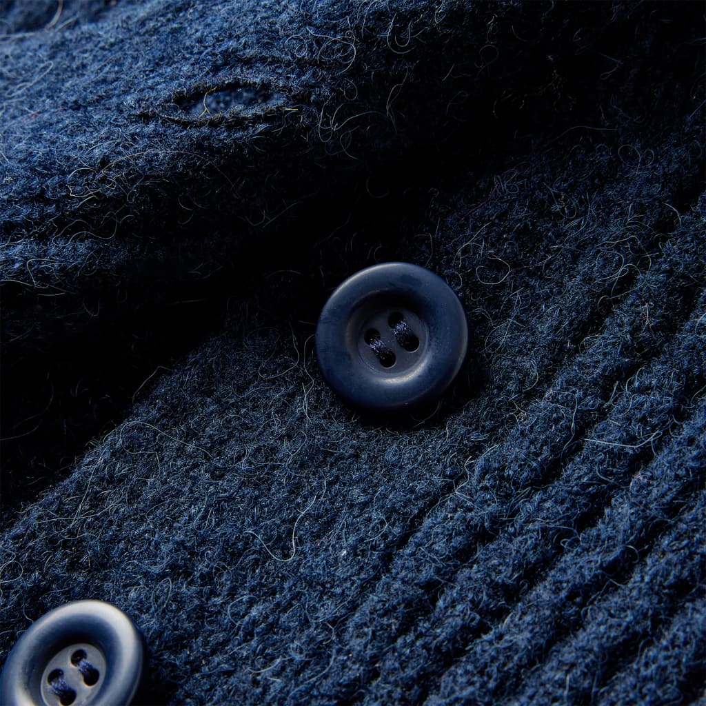 Kardigan dziecięcy z dzianiny, granatowy, 104