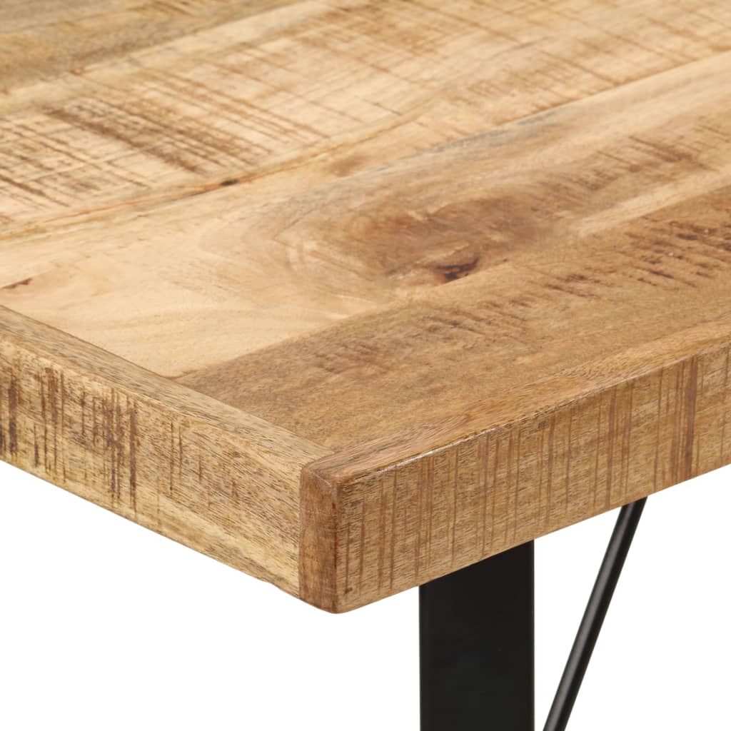 vidaXL Stolik barowy, 110x55x107 cm, lite drewno mango i żelazo