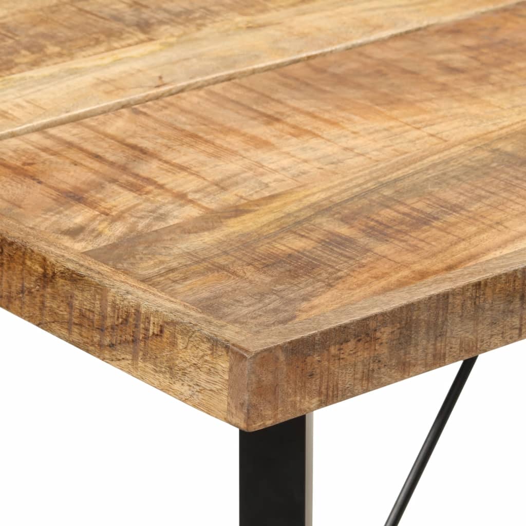 vidaXL Stolik barowy, 180x70x107 cm, lite drewno mango i żelazo