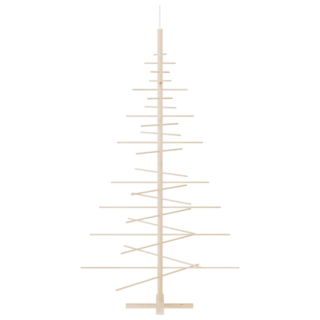 vidaXL Drewniana choinka do udekorowania, 180 cm, lite drewno sosnowe