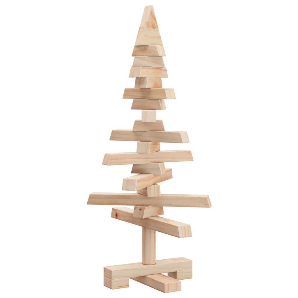 vidaXL | Drewniana choinka | naturalny 60 cm Lite drewno sosnowe