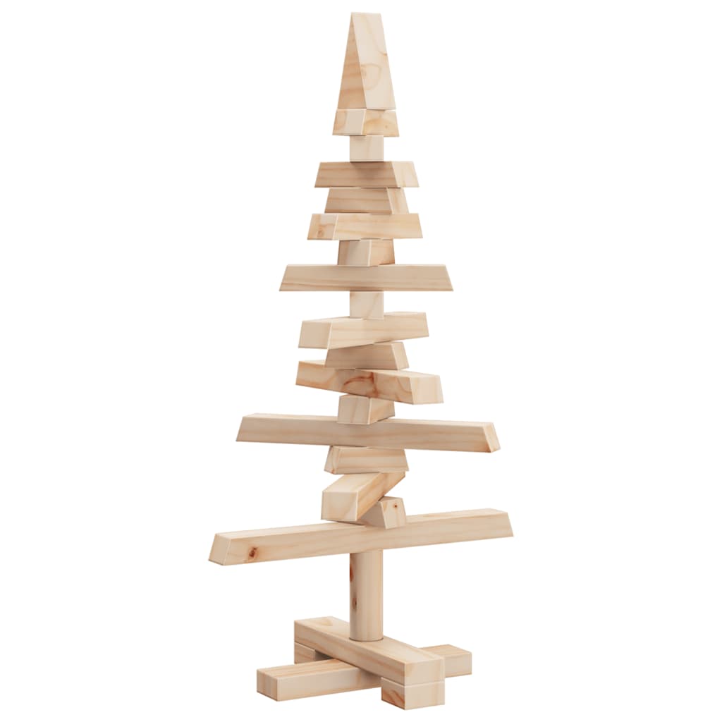 vidaXL | Drewniana choinka | naturalny 60 cm Lite drewno sosnowe