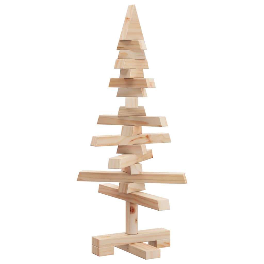 vidaXL | Drewniana choinka | naturalny 60 cm Lite drewno sosnowe