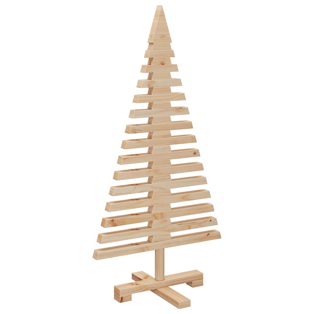 vidaXL | Drewniana choinka | naturalne 90 cm Lite drewno sosnowe