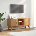 vidaXL Szafka RTV OLDEN, brązowa, 114x43x57 cm, lite drewno sosnowe