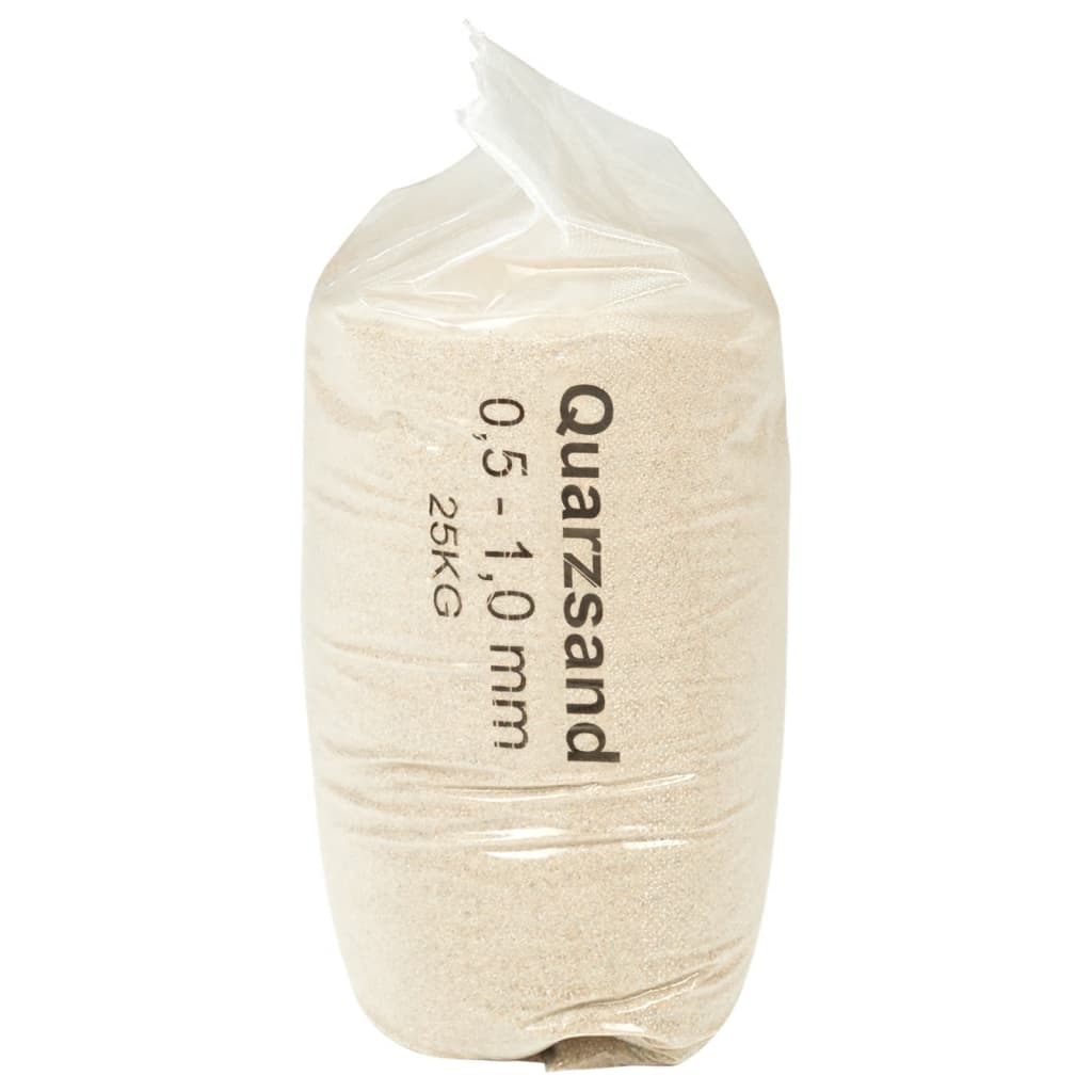 vidaXL Piasek filtracyjny, 25 kg, 0,5-1,0 mm