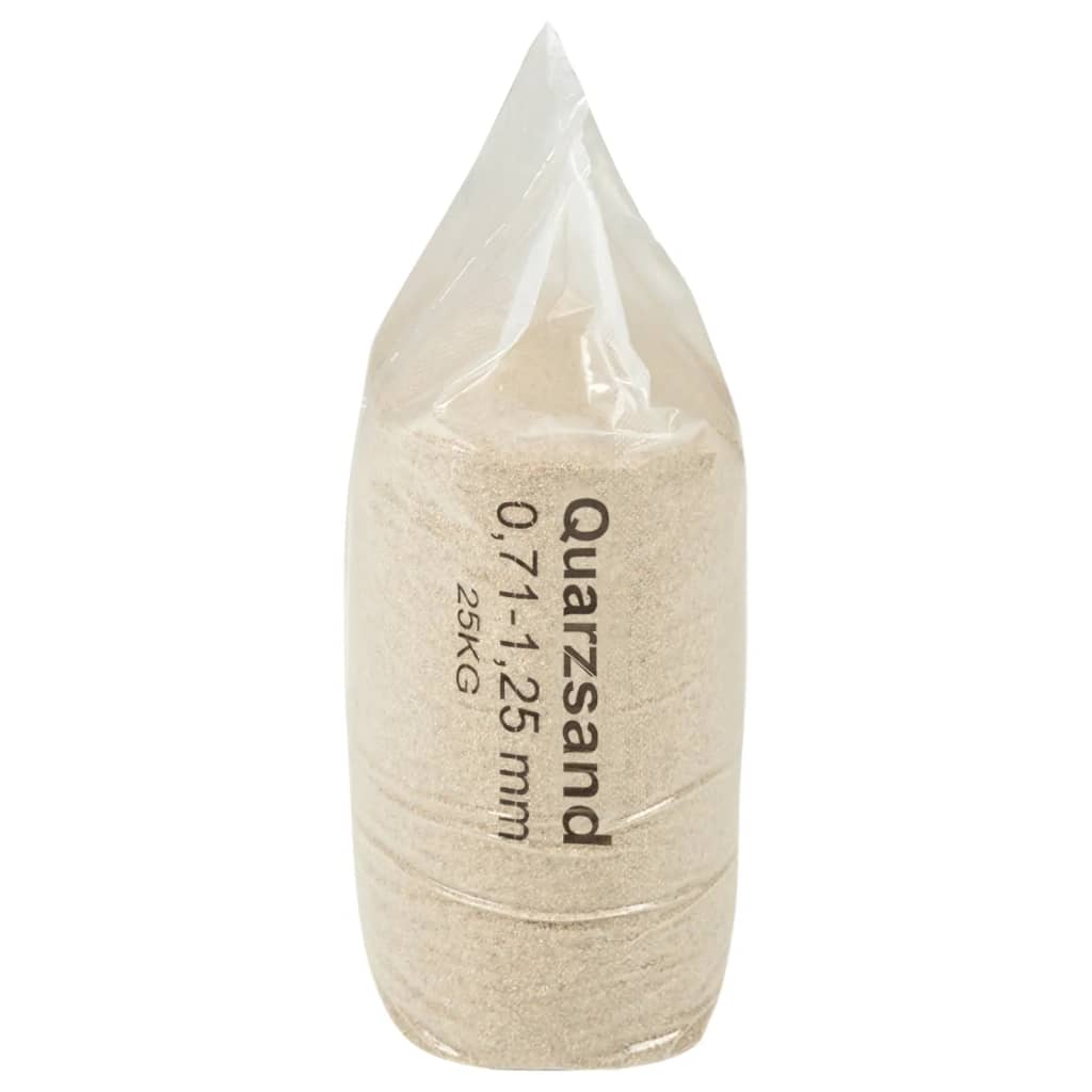 vidaXL Piasek filtracyjny, 25 kg, 0,71-1,25 mm