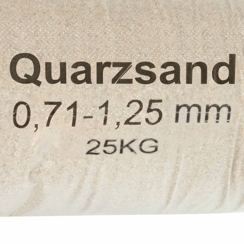 vidaXL Piasek filtracyjny, 25 kg, 0,71-1,25 mm