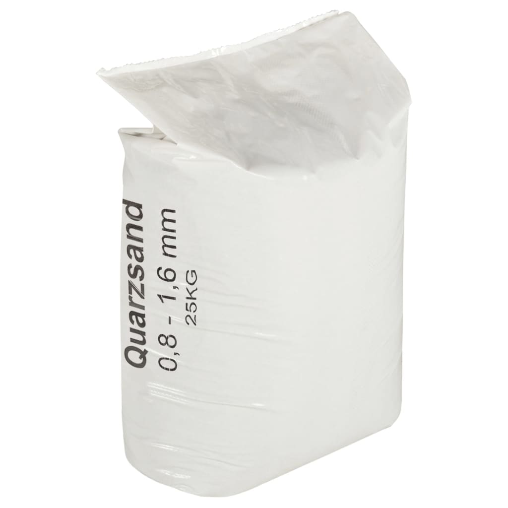 vidaXL Piasek filtracyjny, 25 kg, 0,8-1,6 mm