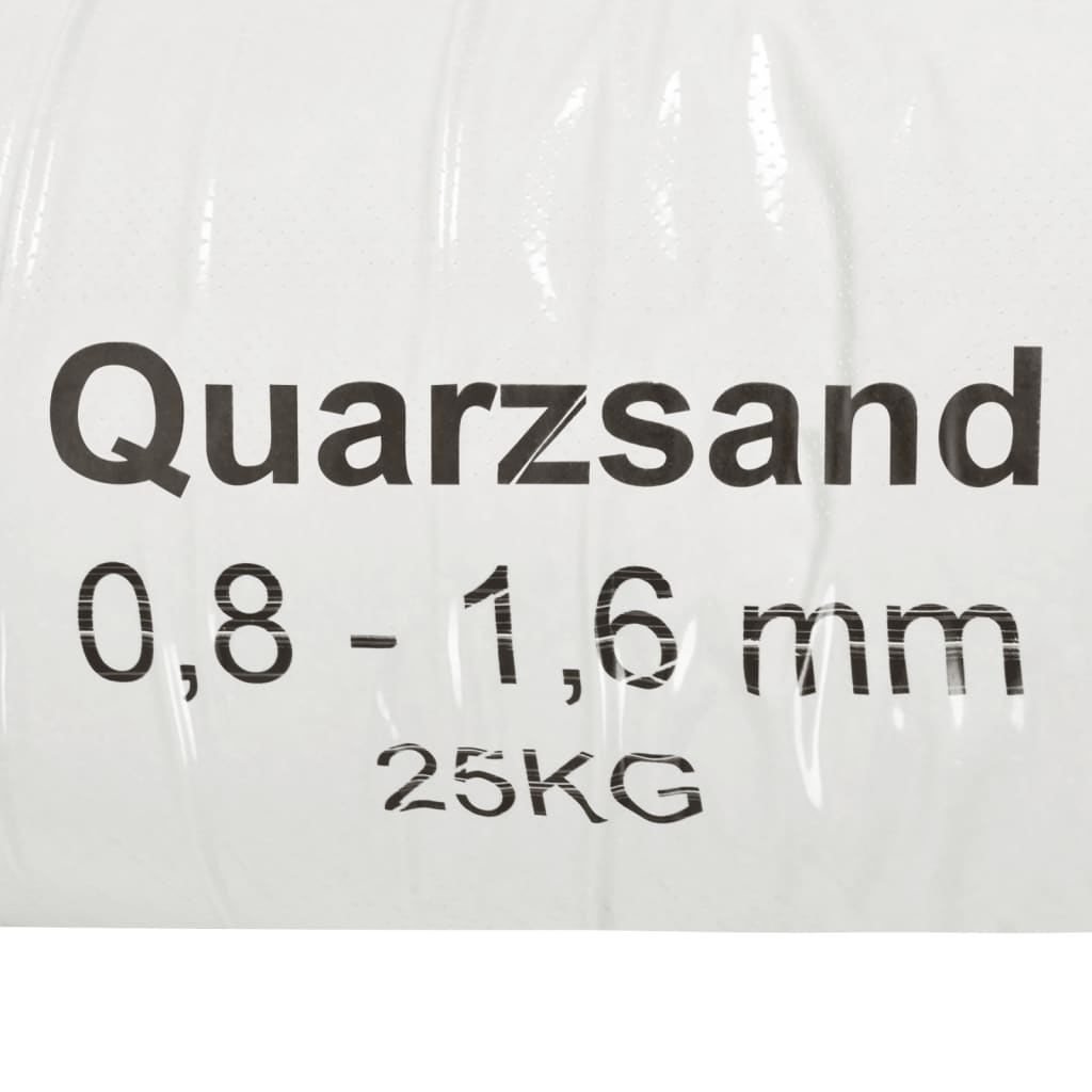 vidaXL Piasek filtracyjny, 25 kg, 0,8-1,6 mm