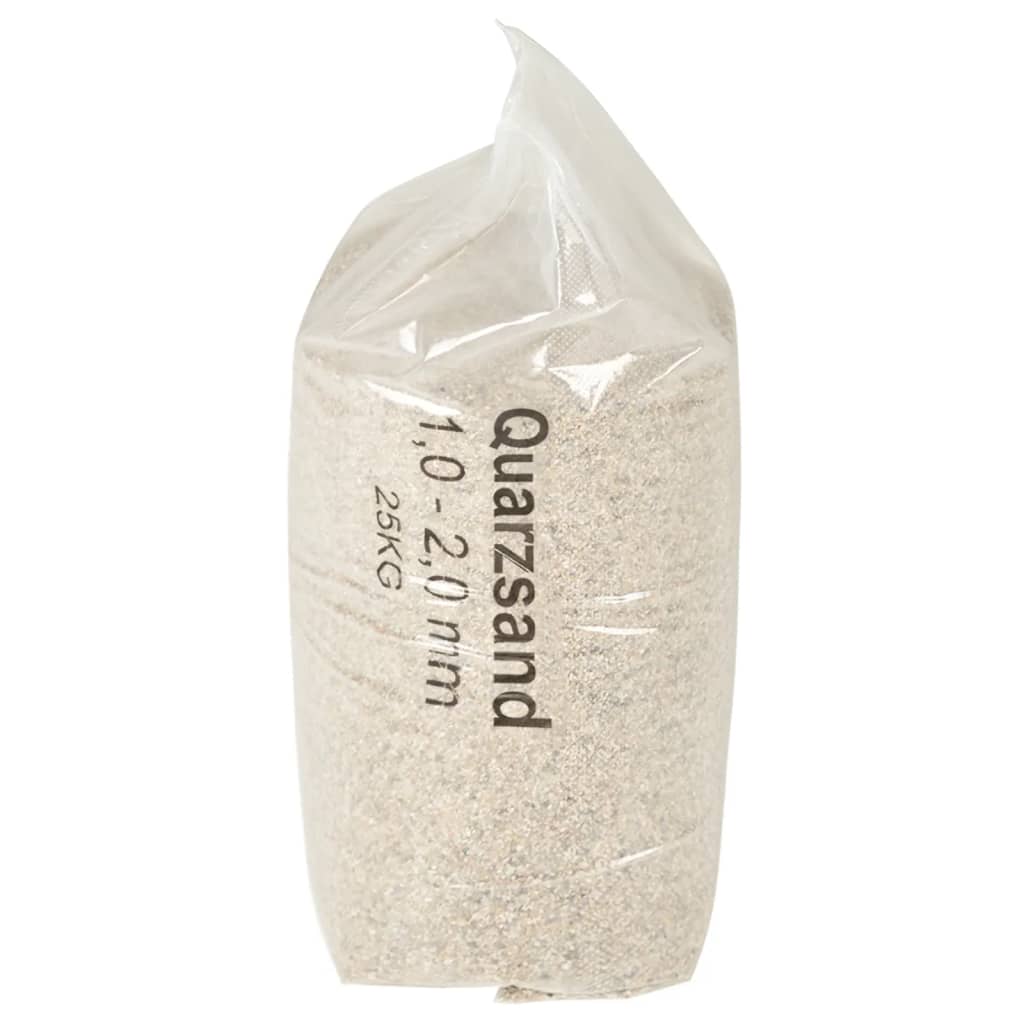vidaXL Piasek filtracyjny, 25 kg, 1,0-2,0 mm