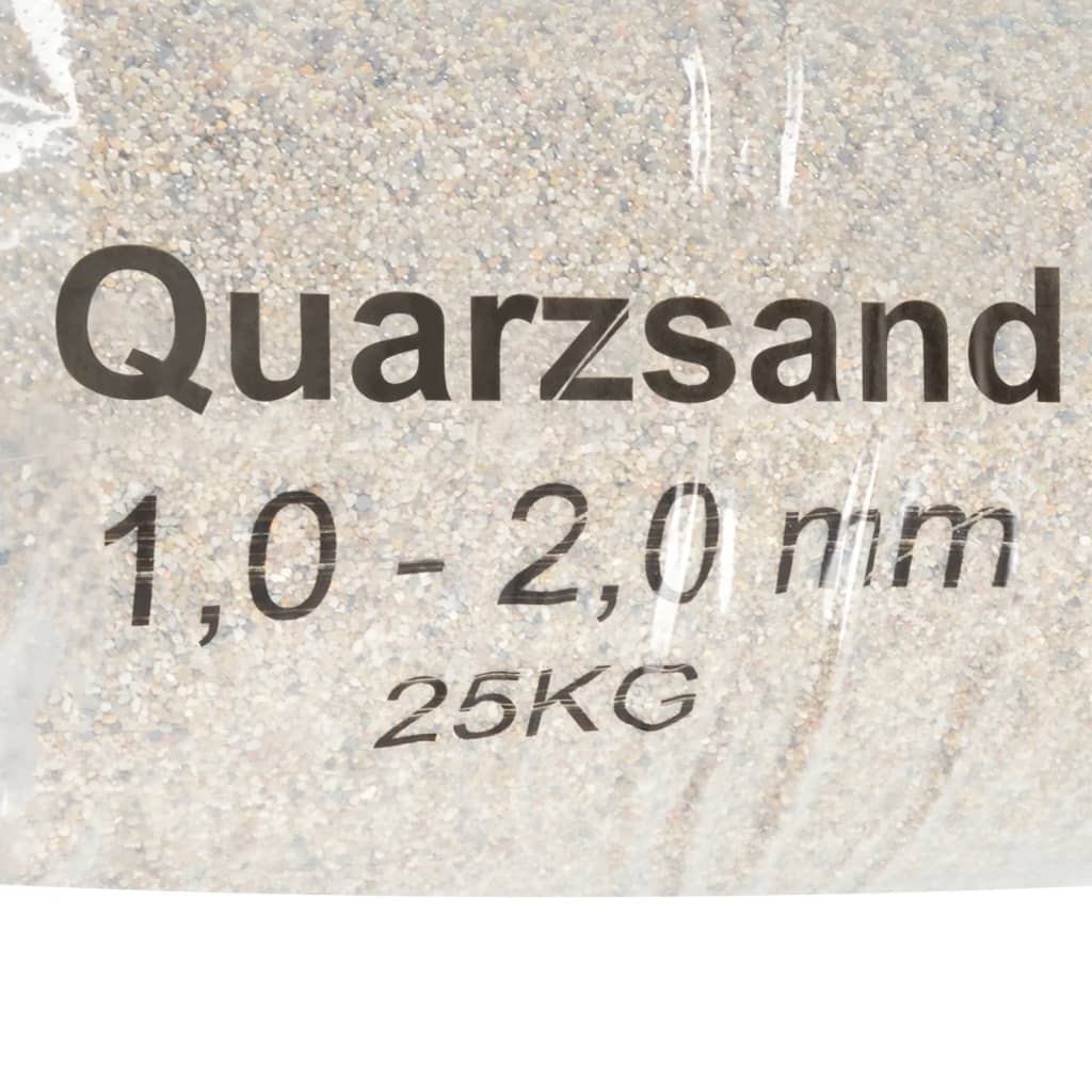 vidaXL Piasek filtracyjny, 25 kg, 1,0-2,0 mm