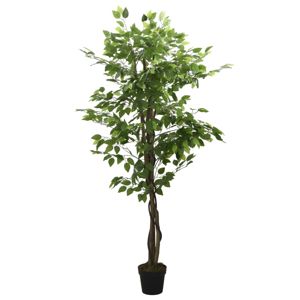 vidaXL Sztuczny fikus, 756 liści, 150 cm, zielony