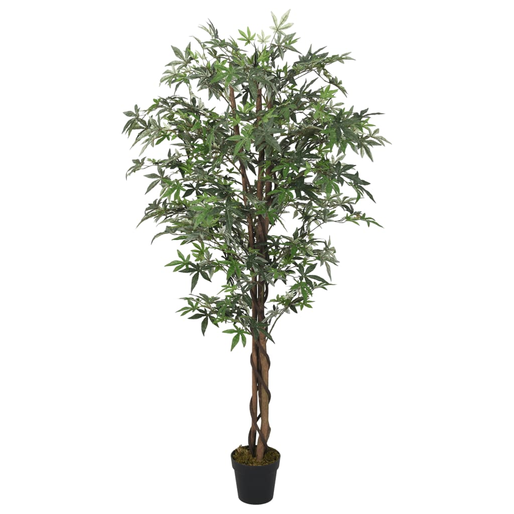vidaXL Sztuczny klon, 336 liści, 120 cm, zielony