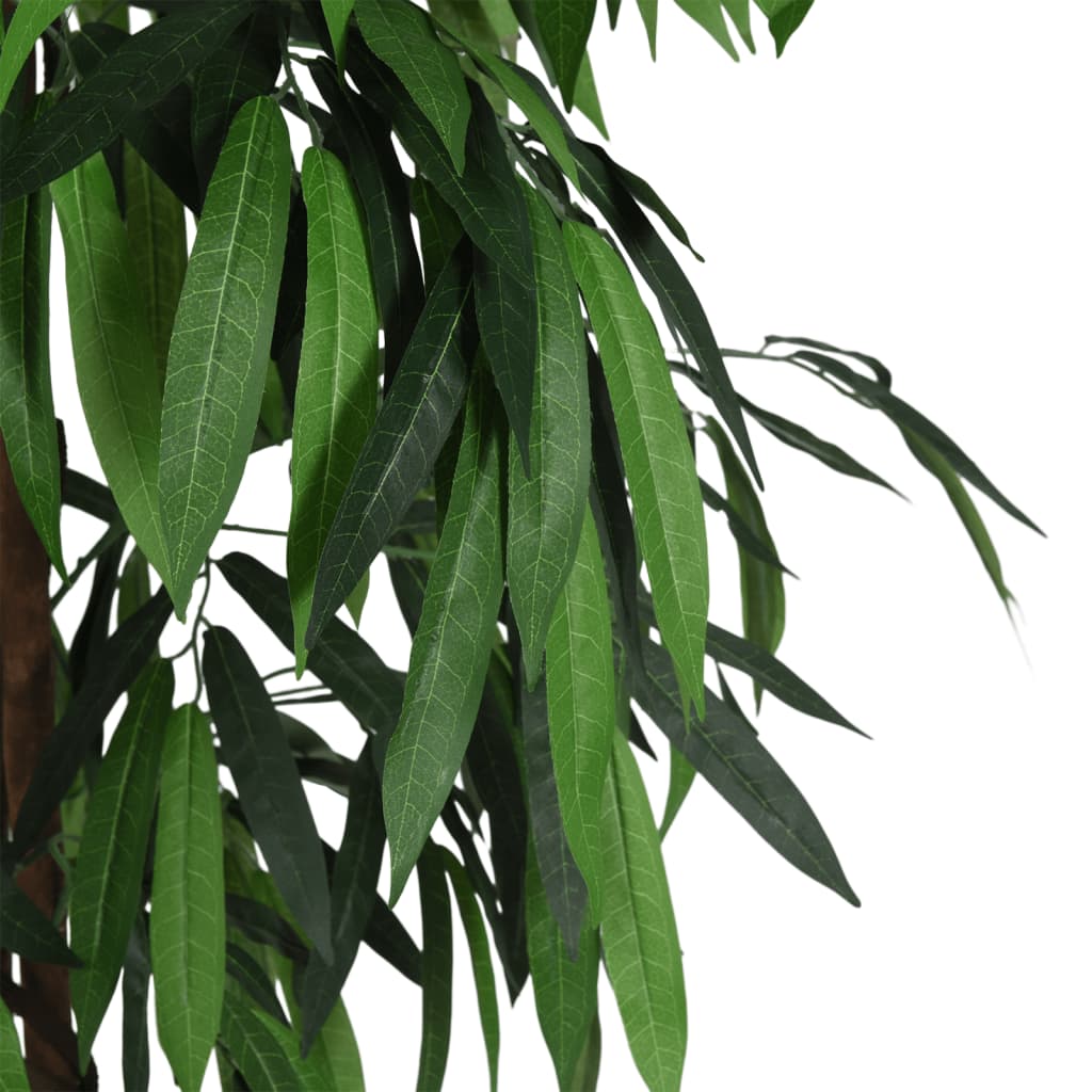 vidaXL Sztuczne drzewko mango, 1050 liści, 200 cm, zielone