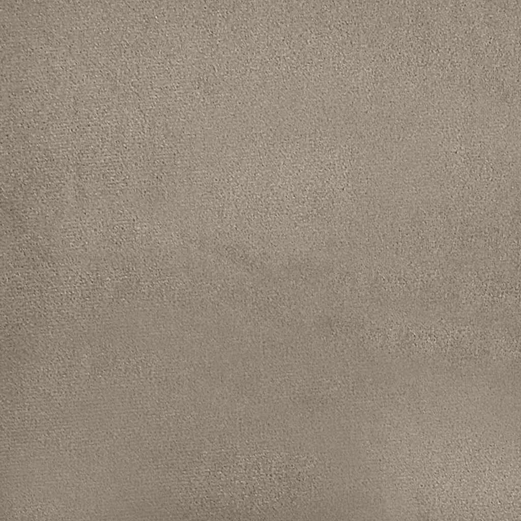 vidaXL Sofa 2-osobowa, kolor taupe, 120 cm,tapicerowana mikrofibrą