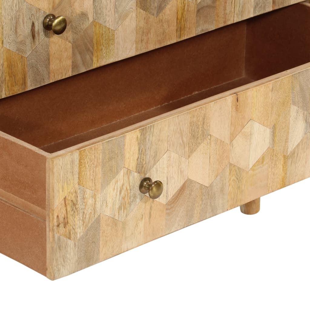vidaXL Komoda, 70x35x70 cm, lite drewno mango