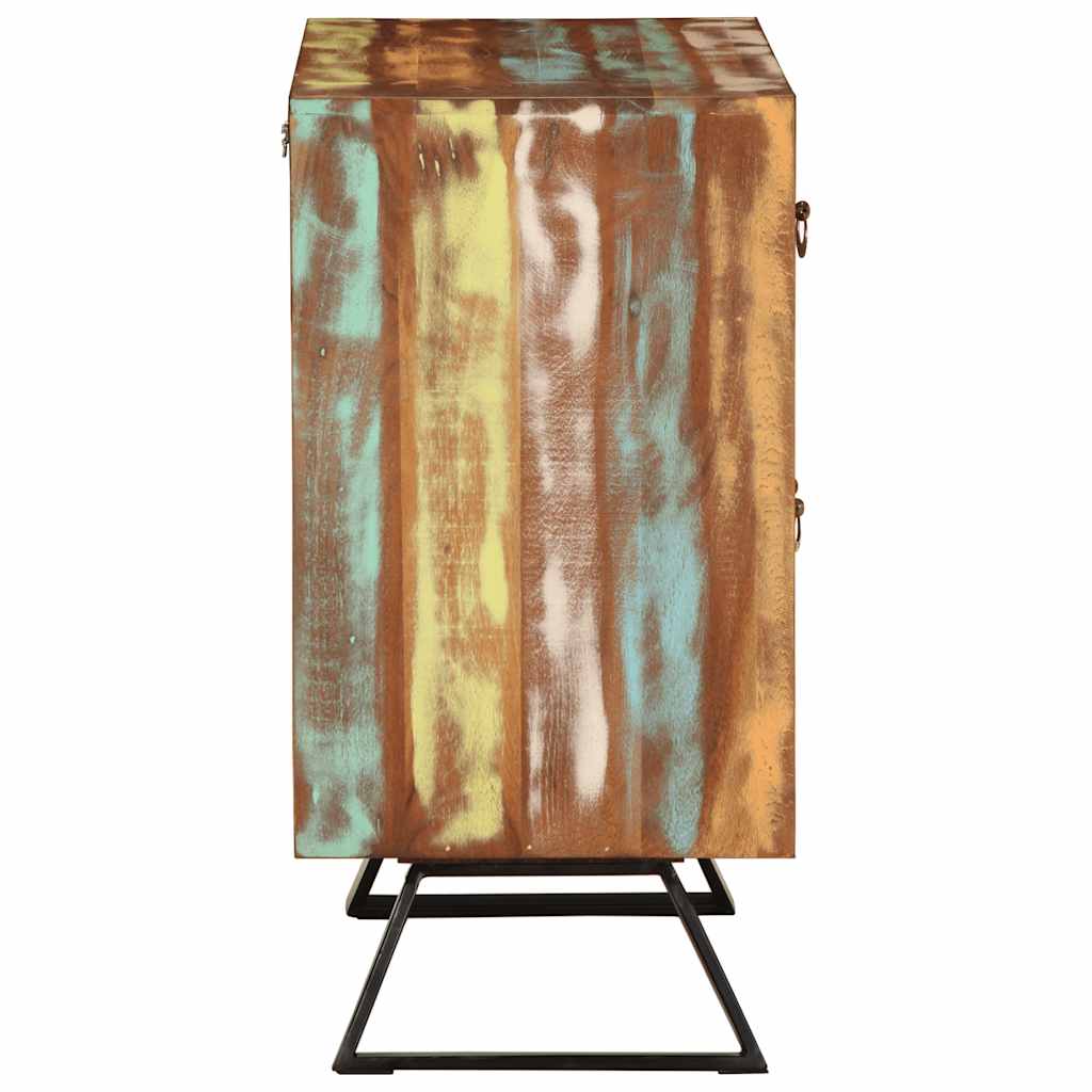 vidaXL Komoda, wielokolorowa, 70x35x70 cm, lite drewno z odzysku