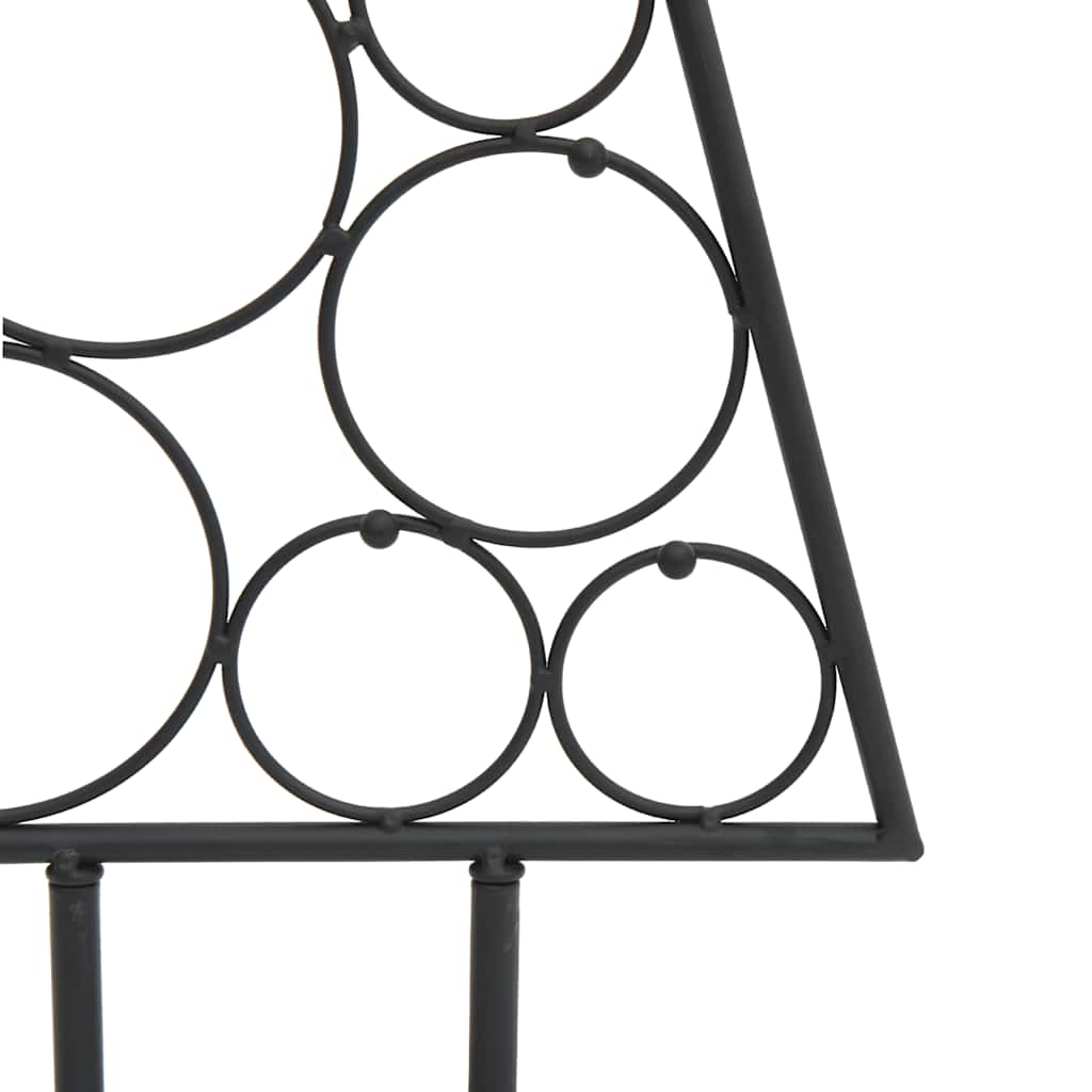vidaXL Metalowa choinka świąteczna, do dekoracji, czarna, 60 cm