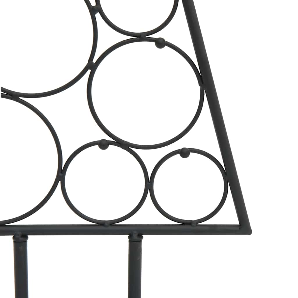 vidaXL Metalowa choinka świąteczna, do dekoracji, czarna, 90 cm