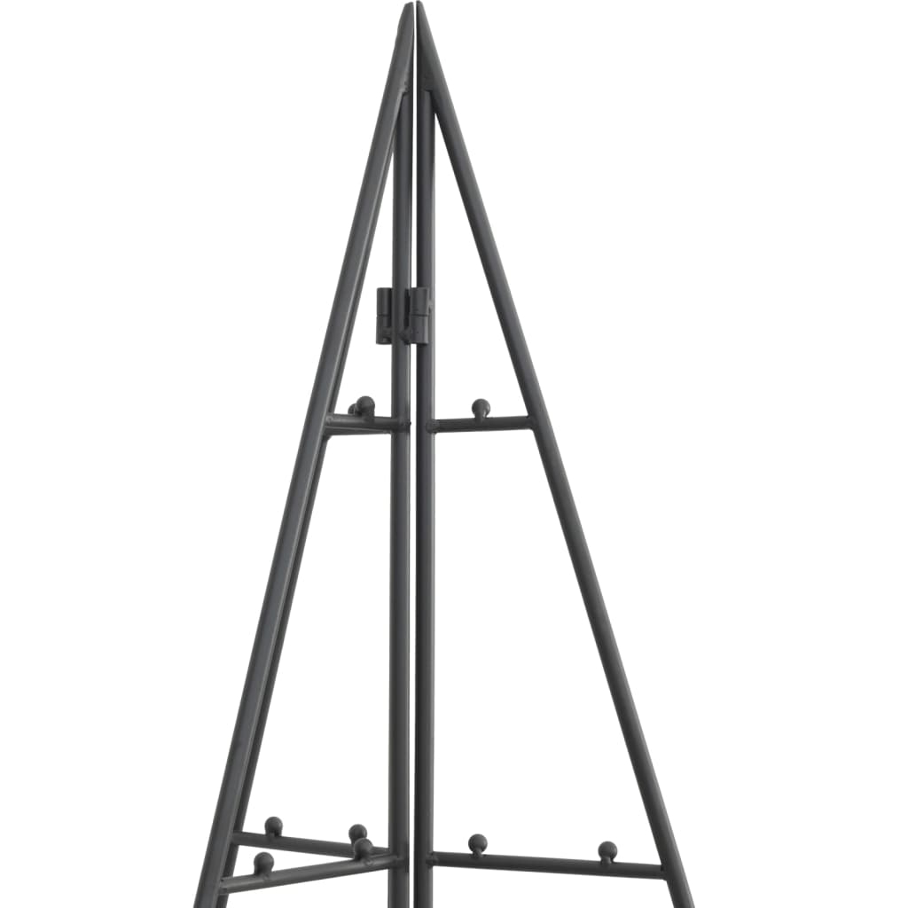 vidaXL Metalowa choinka świąteczna, do ozdobienia, czarna, 100 cm