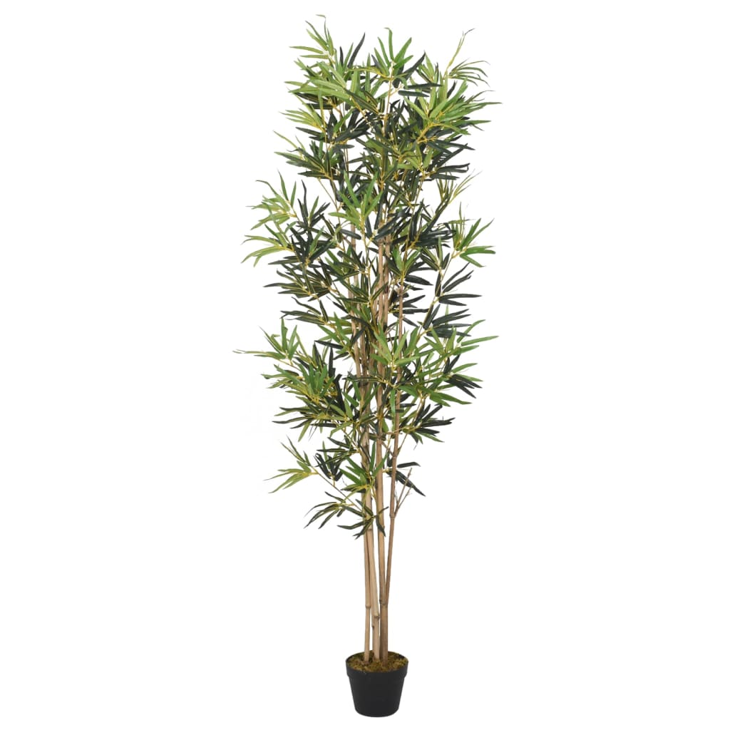 vidaXL Sztuczny bambus, 828 liści, 150 cm, zielony