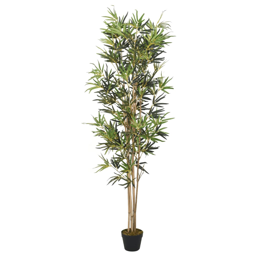 vidaXL Sztuczny bambus, 1104 liście, 180 cm, zielony