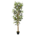 vidaXL Sztuczny bambus, 1104 liście, 180 cm, zielony