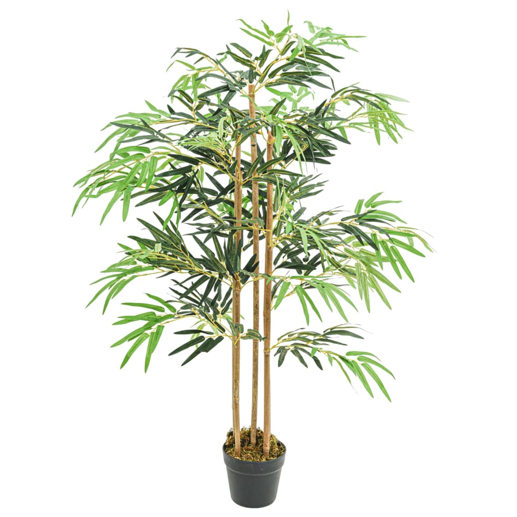 vidaXL Sztuczny bambus, 730 liści, 120 cm, zielony