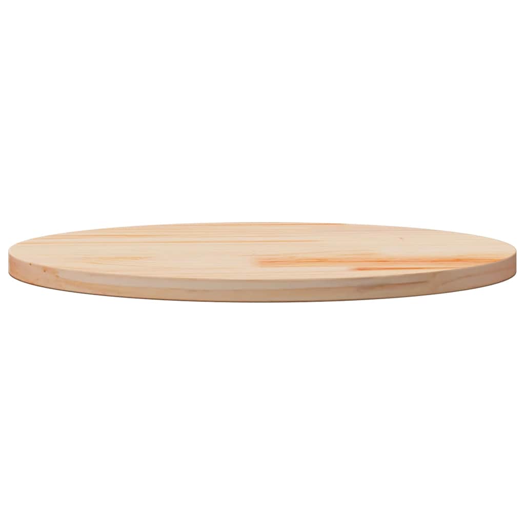 vidaXL Blat do stołu, okrągły, Ø70x3 cm, lite drewno sosnowe