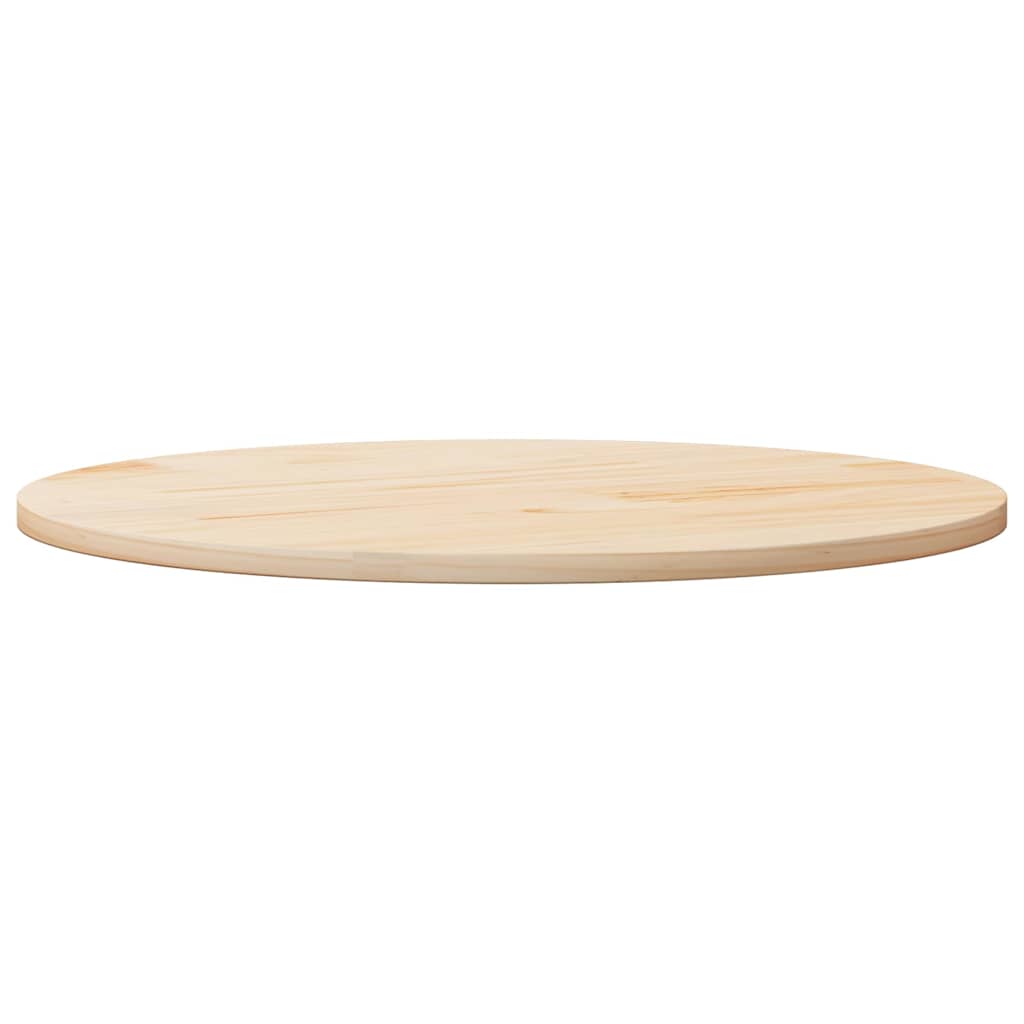 vidaXL Blat do stołu, okrągły, Ø80x3 cm, lite drewno sosnowe