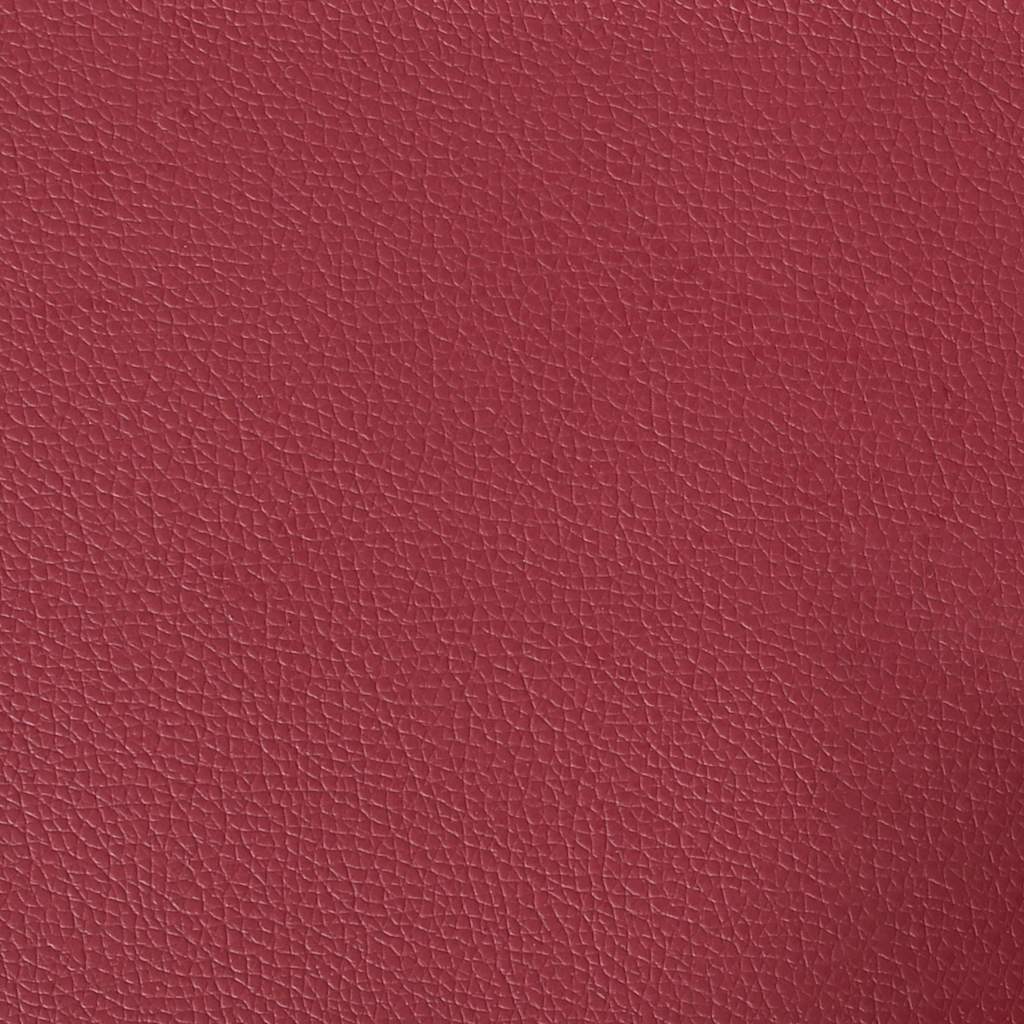 vidaXL 3-osobowa sofa, winna czerwień, 180 cm, sztuczna skóra