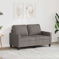 vidaXL Sofa 2-osobowa, kolor taupe, 120 cm, tapicerowana tkaniną
