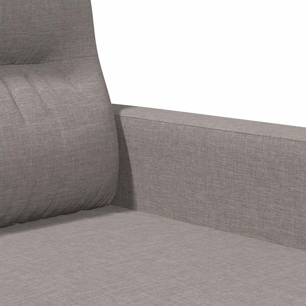 vidaXL Fotel, taupe, 60 cm, obity tkaniną