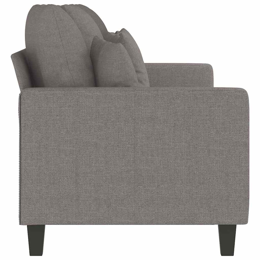 vidaXL Sofa 3-osobowa, kolor taupe, 180 cm, tapicerowana tkaniną