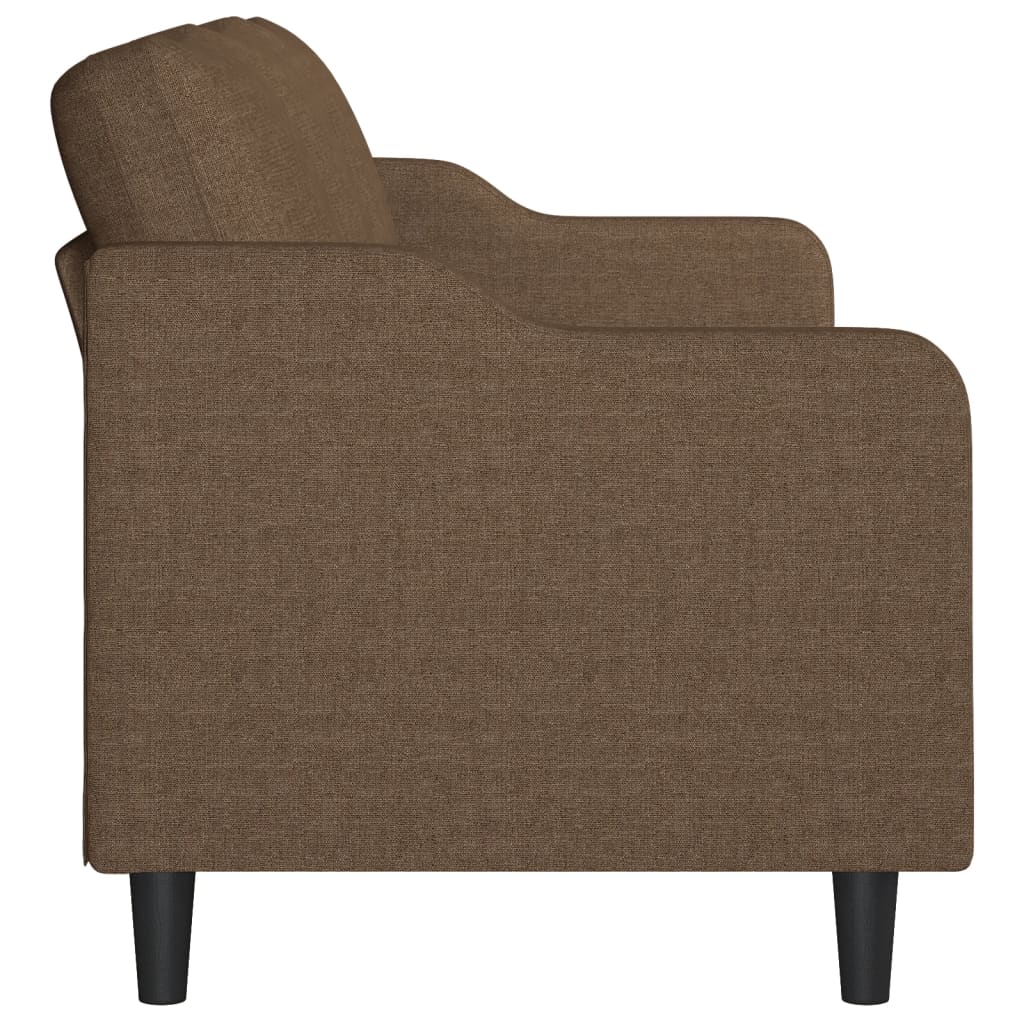 vidaXL Sofa 3-osobowa, brązowa, 180 cm, tapicerowana tkaniną