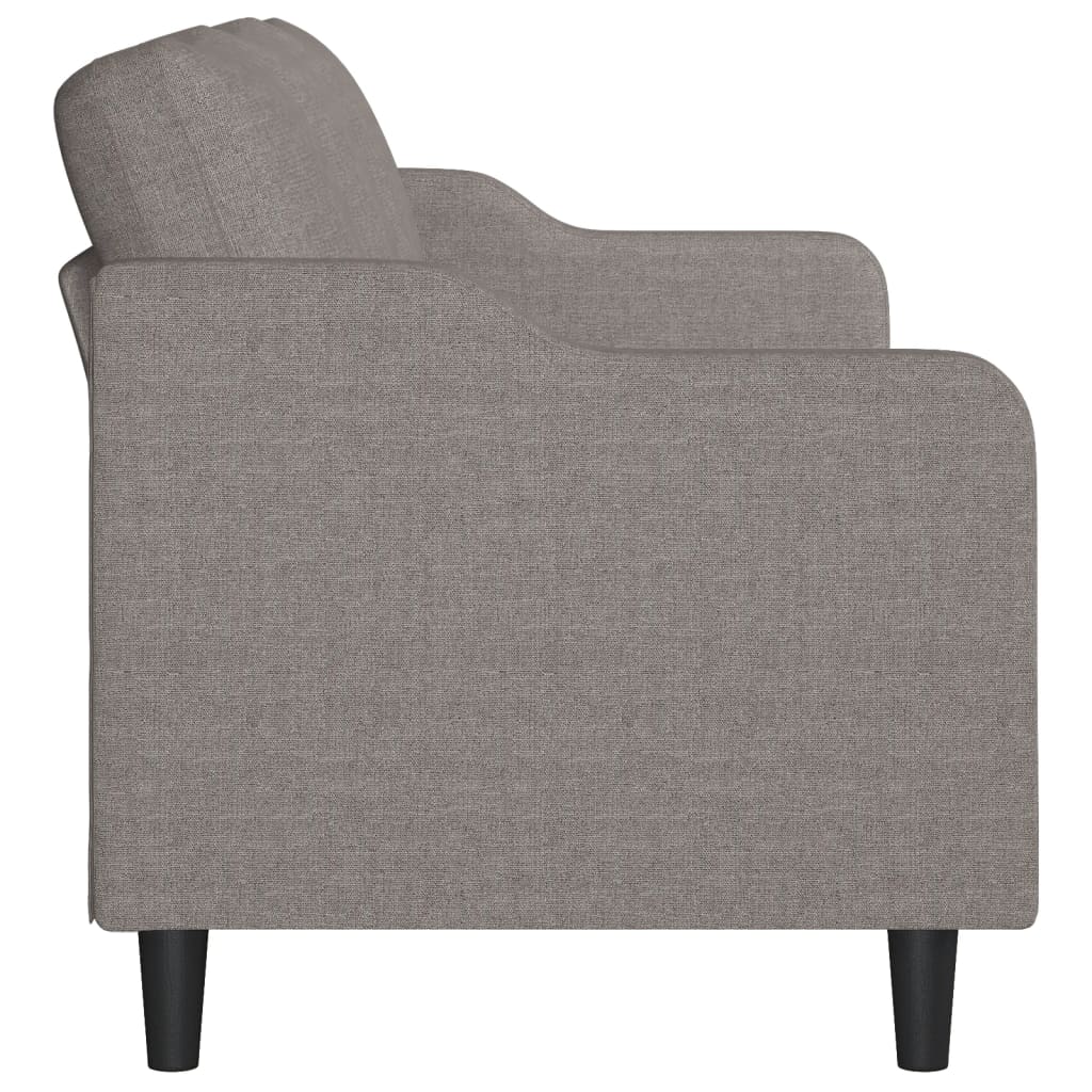 vidaXL Sofa 3-osobowa, kolor taupe, 180 cm, tapicerowana tkaniną