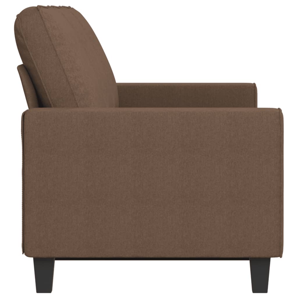 vidaXL Sofa 3-osobowa, brązowa, 180 cm, tapicerowana tkaniną