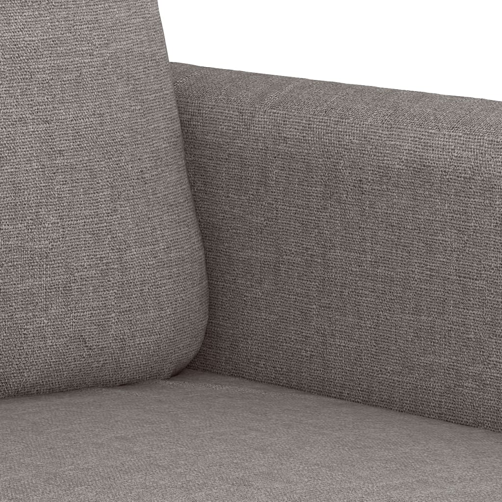 vidaXL Fotel, taupe, 60 cm, obity tkaniną
