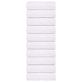 vidaXL Ręczniki dla gości, FROGN, 10 szt., białe, 30x50 cm, 360 g/m²