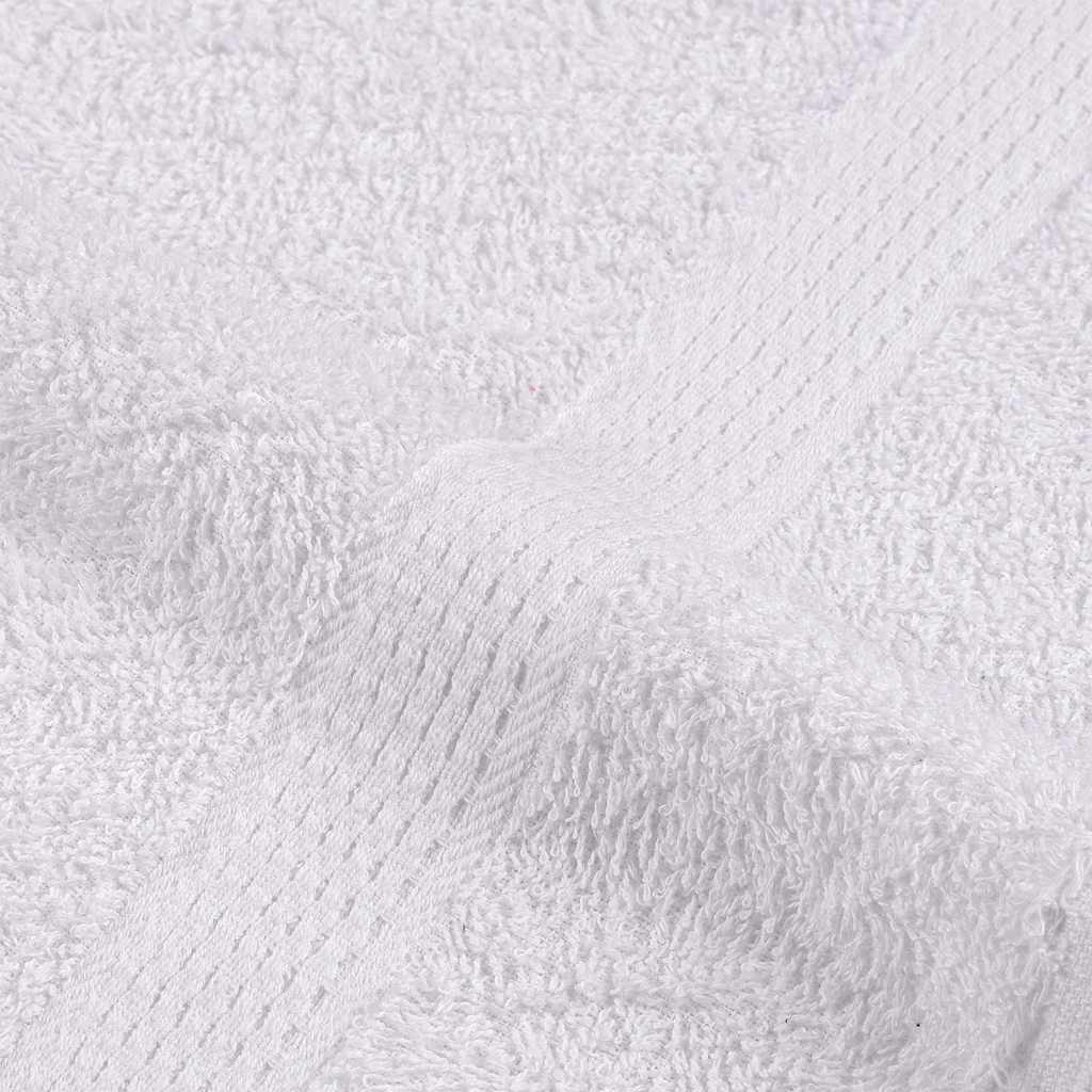 vidaXL Ręczniki dla gości, FROGN, 10 szt., białe, 30x50 cm, 360 g/m²