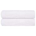 vidaXL Ręczniki do rąk, FROGN, 2 szt., białe, 50x100 cm, 360 g/m²