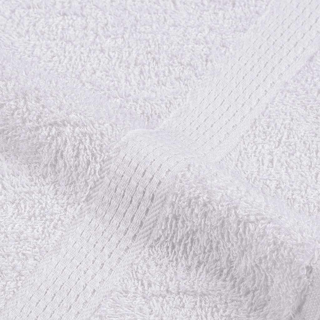 vidaXL Ręczniki kąpielowe, FROGN, 25 szt., białe, 70x140 cm, 360 g/m²