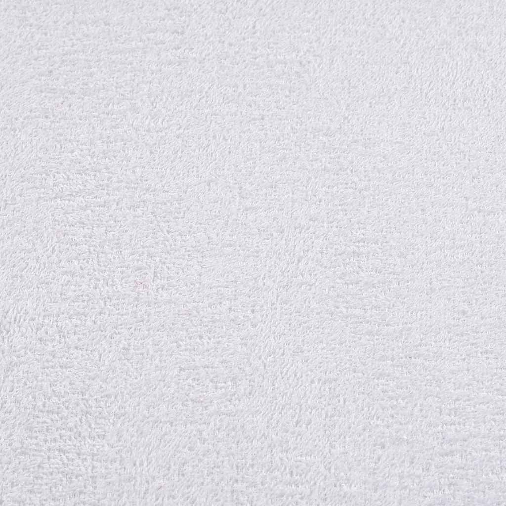 vidaXL Ręczniki do sauny, FROGN, 4 szt., białe, 80x200 cm, 360 g/m²