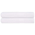 vidaXL Ręczniki, FROGN, 2 szt., białe, 100x200 cm, 360 g/m²