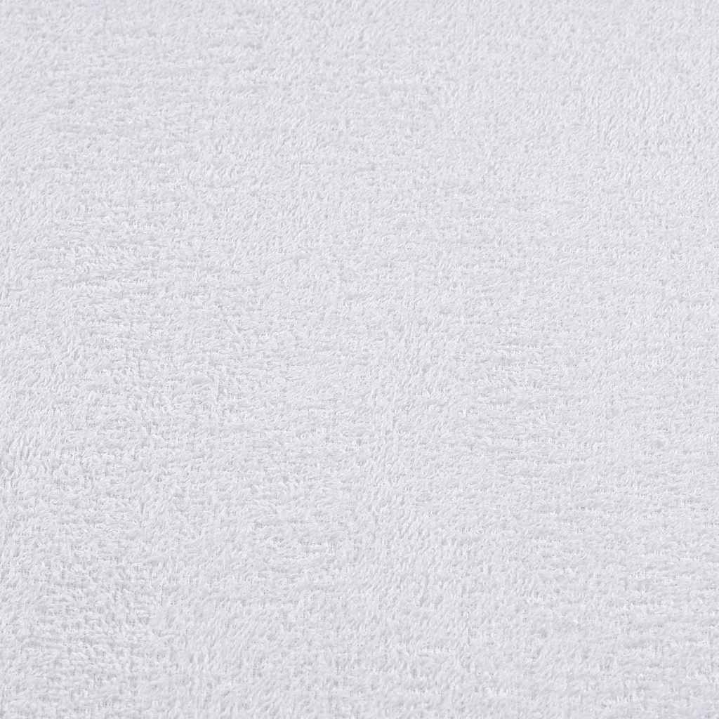 vidaXL Ręczniki, FROGN, 25 szt., białe, 100x200 cm, 360 g/m²