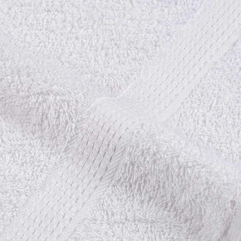 vidaXL Ręczniki, FROGN, 25 szt., białe, 100x200 cm, 360 g/m²